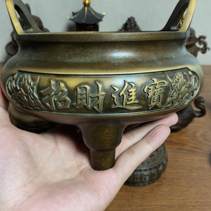 袁***凯铜盛世铜炉铜器工艺品