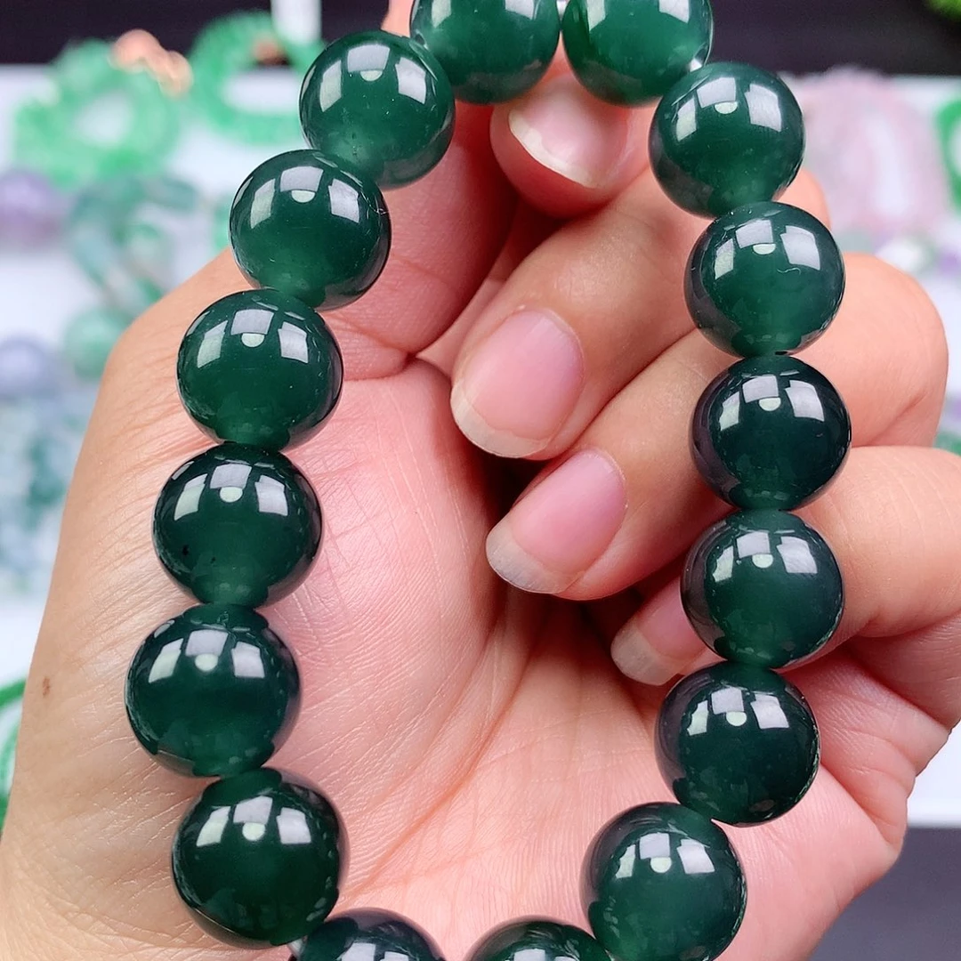 未镶嵌手链翡翠手串