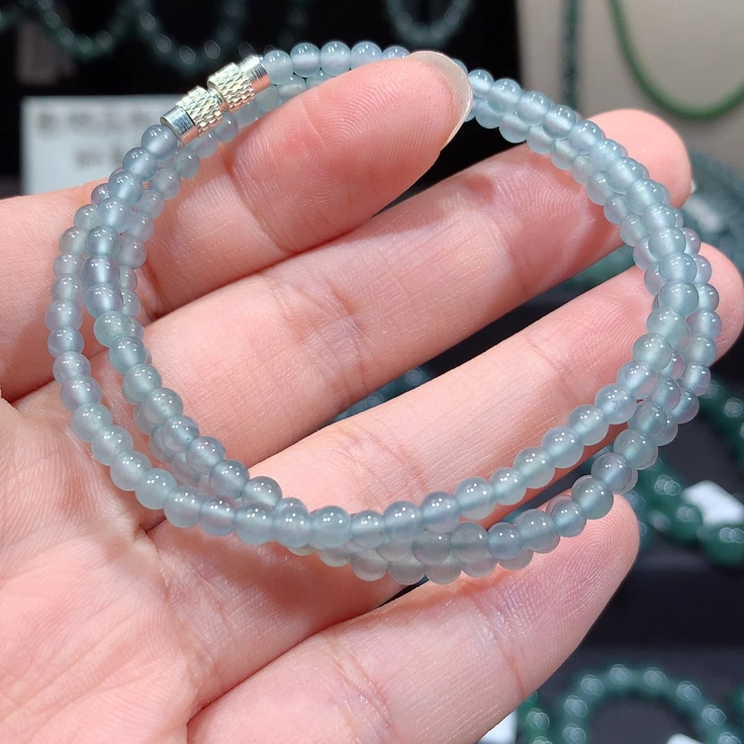 未镶嵌手链翡翠天然a货翡翠项链