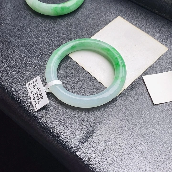 未镶嵌手镯翡翠至***你55圆条