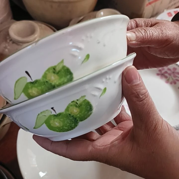 碗陶瓷二厂白梅瓷小碗