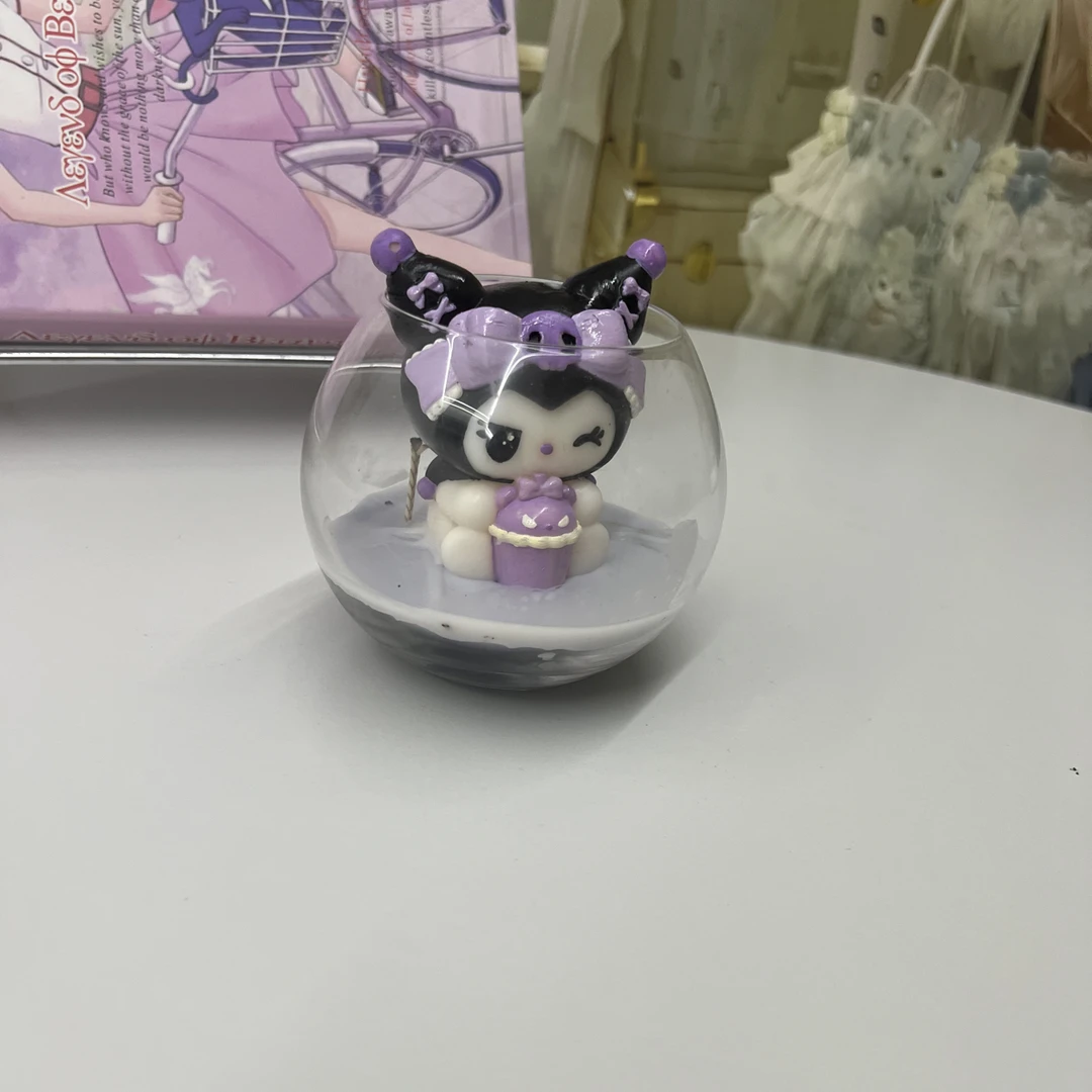 奶茶库洛米造型香薰蜡烛