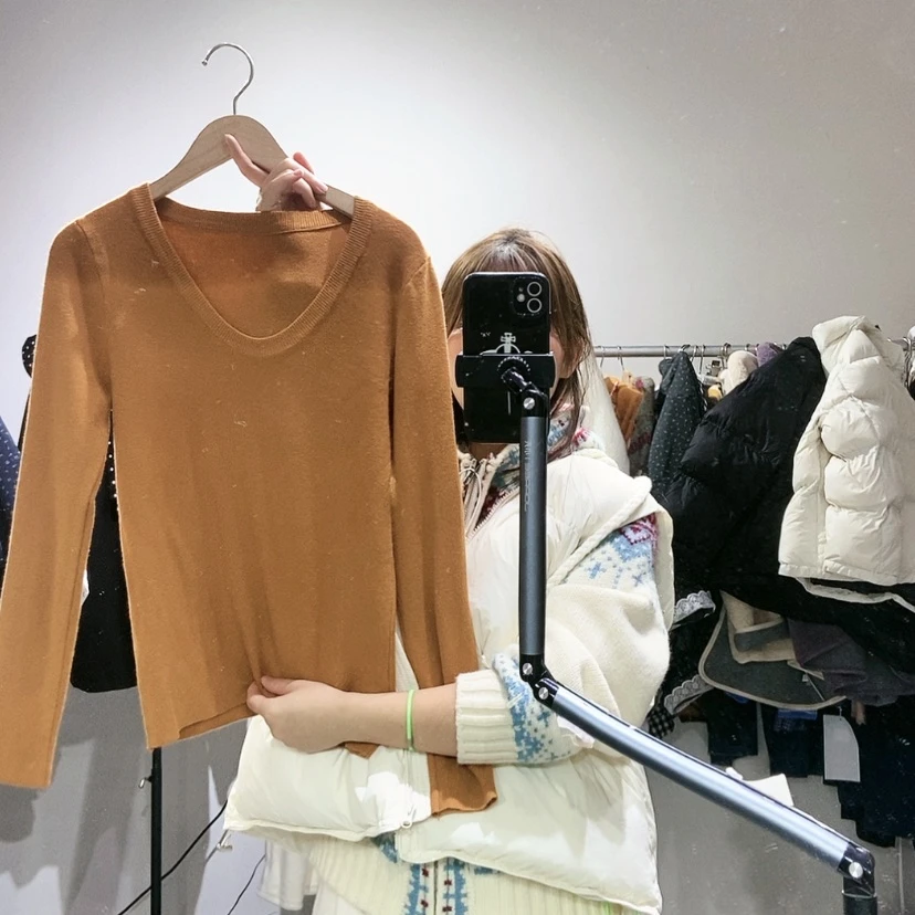 【闪购商品】橘色打底