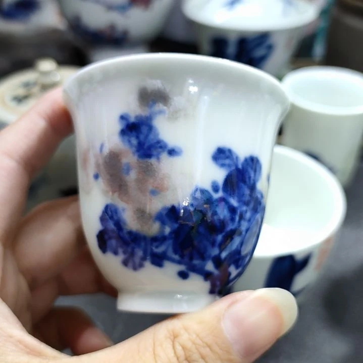 亮***柴窑书法主人杯福利微瑕