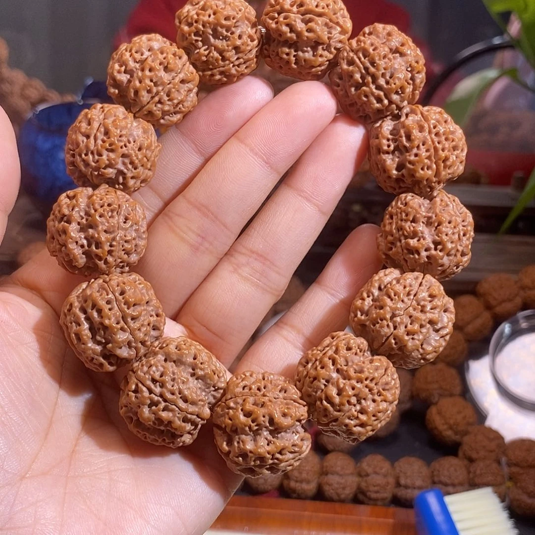 金刚菩提手串四叶草24mm