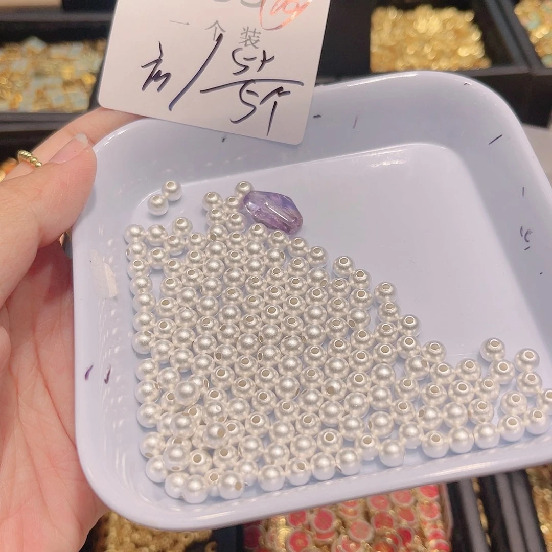 水晶珠宝半成品银S925镶嵌83