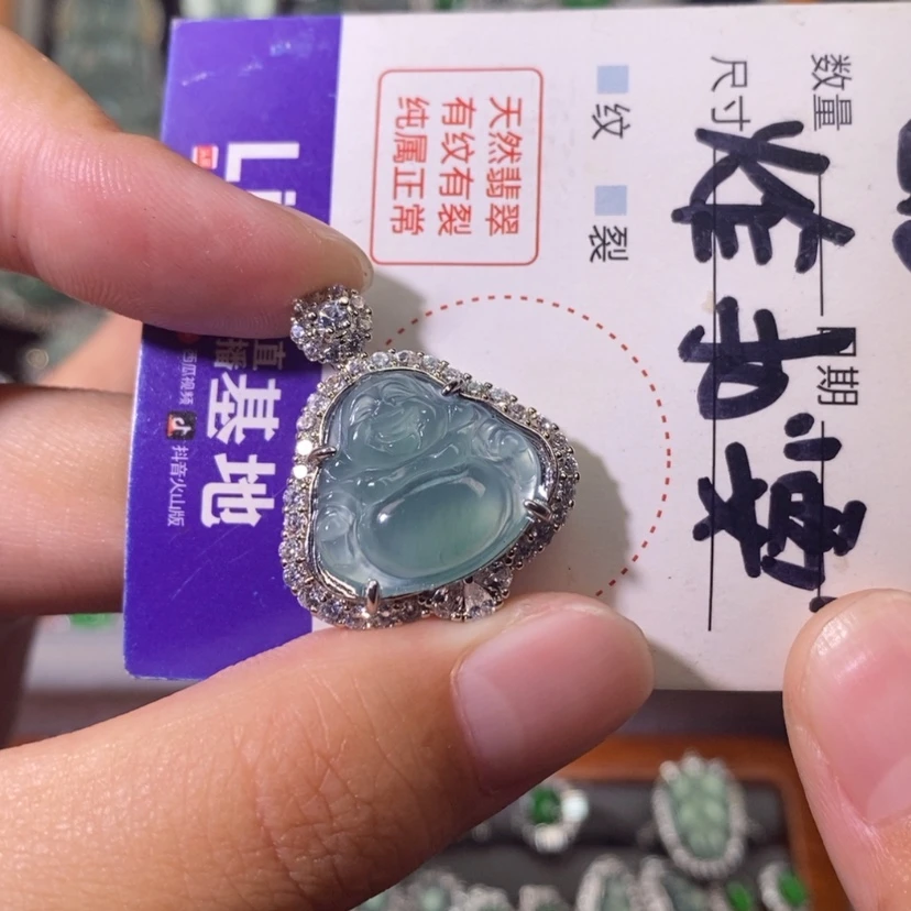 【闪购商品】翡翠未镶嵌颈饰天然