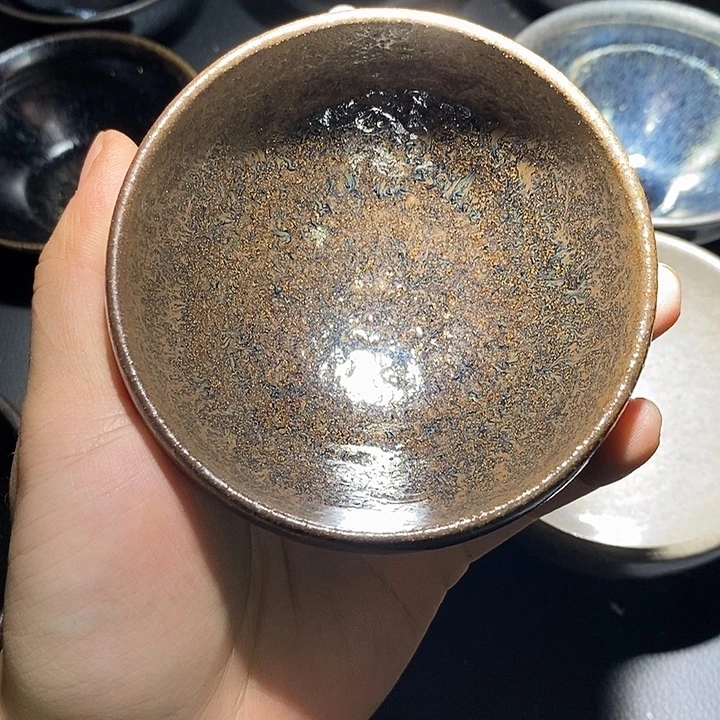 林***』茶盏漂亮的建窑建盏主人杯