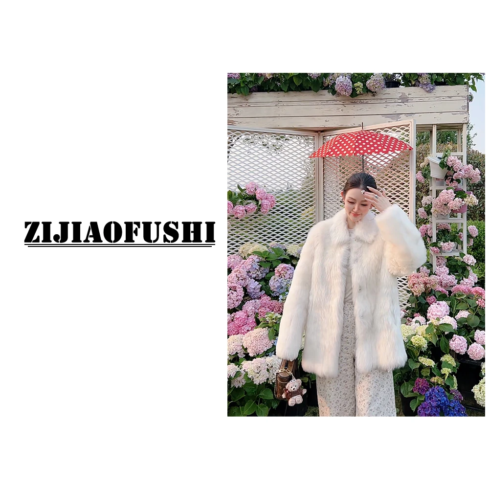 托斯卡纳真皮皮毛一体经典百搭皮草外套 GGNB-408