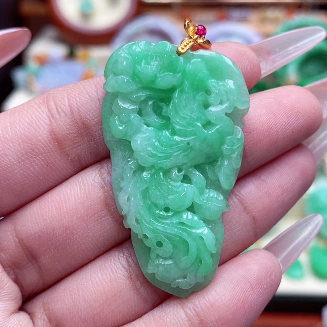 颈饰未镶嵌翡翠翡翠吊坠