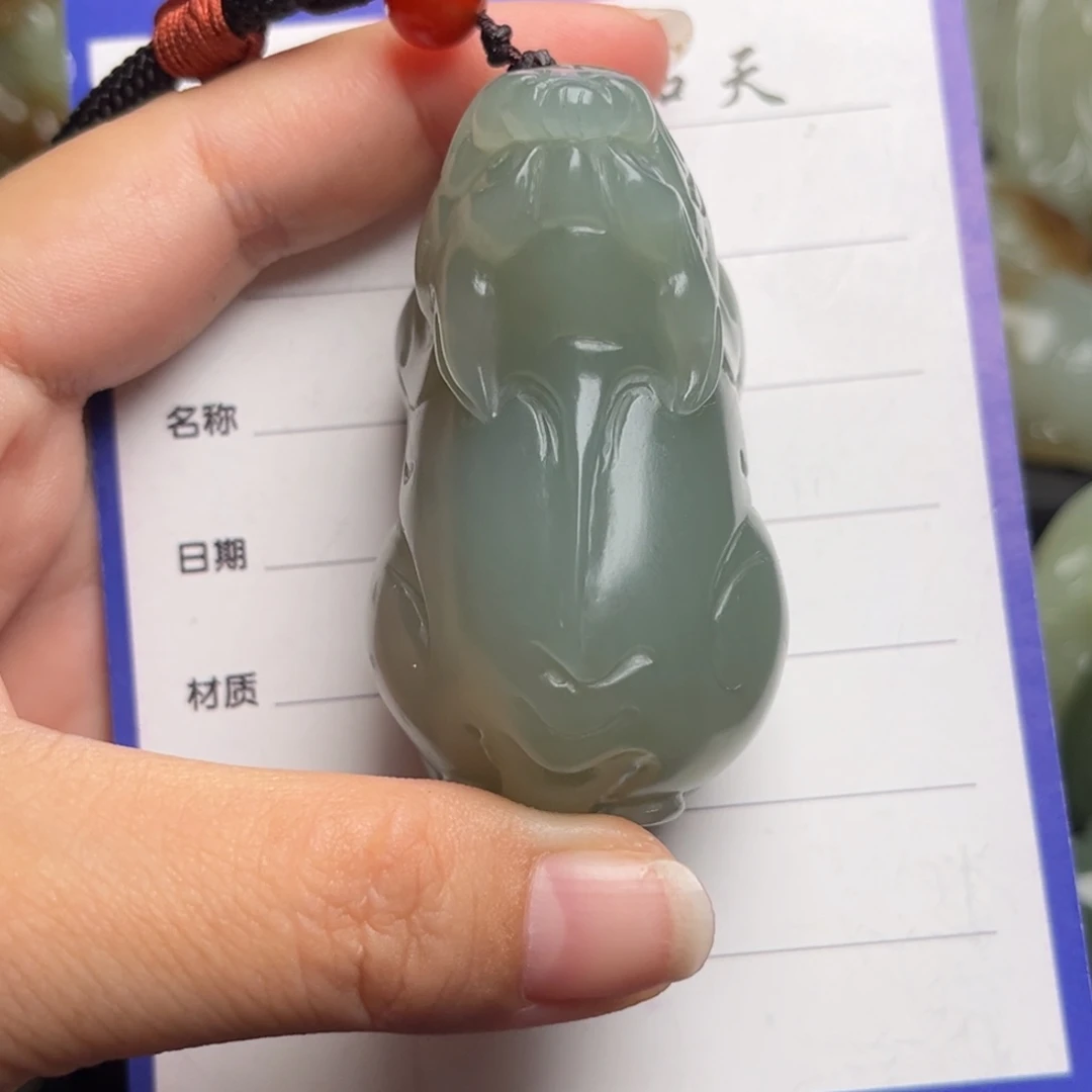 用***0和田玉未镶嵌把件