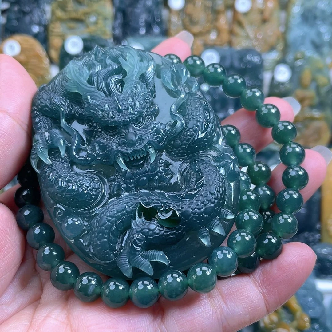 ****️翡翠未镶嵌颈饰翡翠