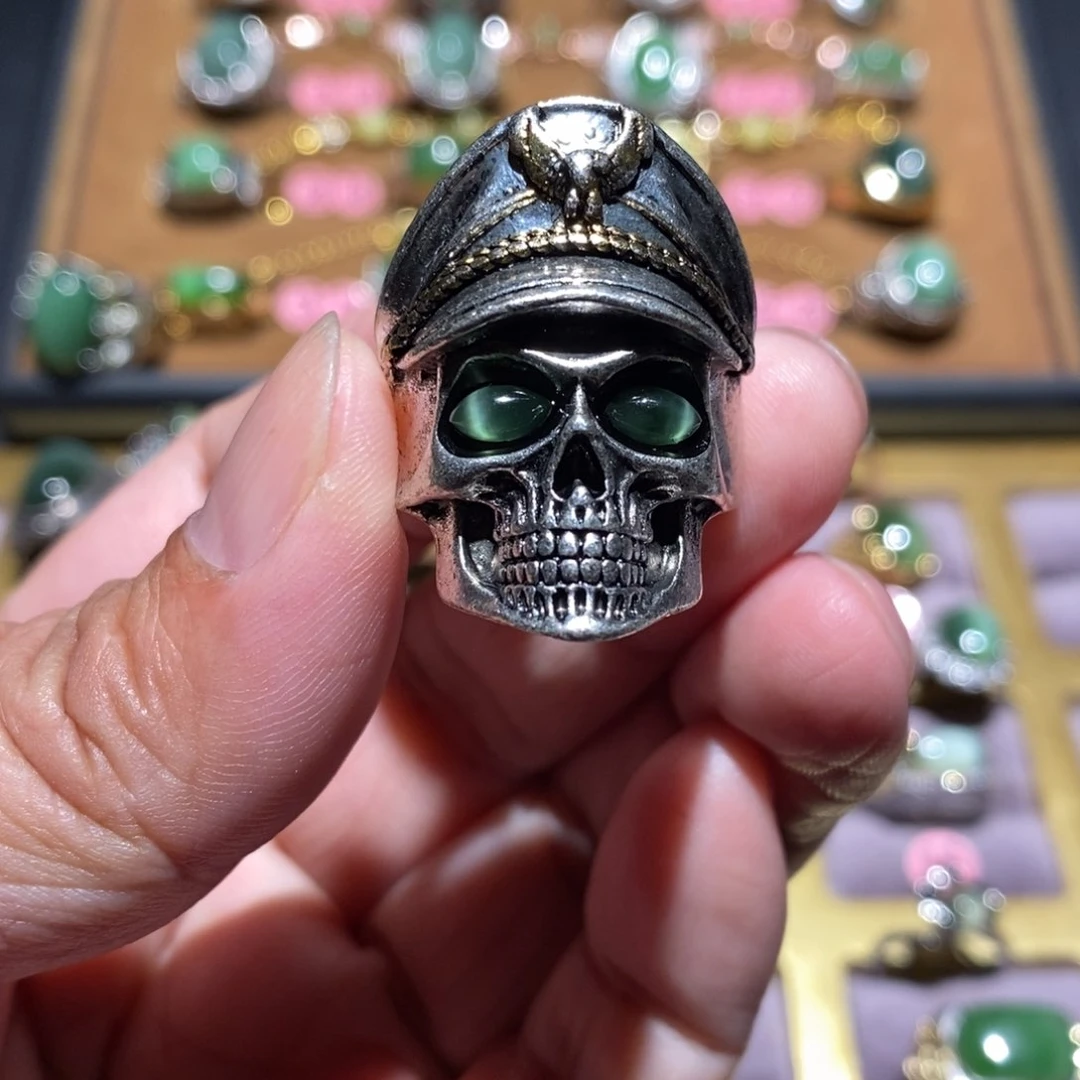 和田玉（碧玉）戒指未镶嵌