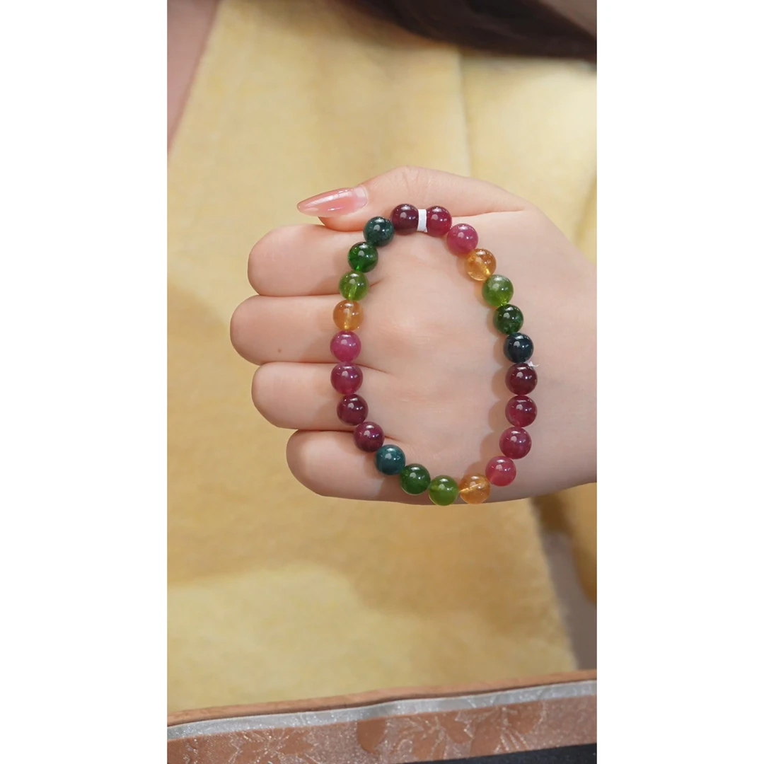 非遗好物分享【歪歪】碧玺手串* (多样性发一）（卡8）@@W8263