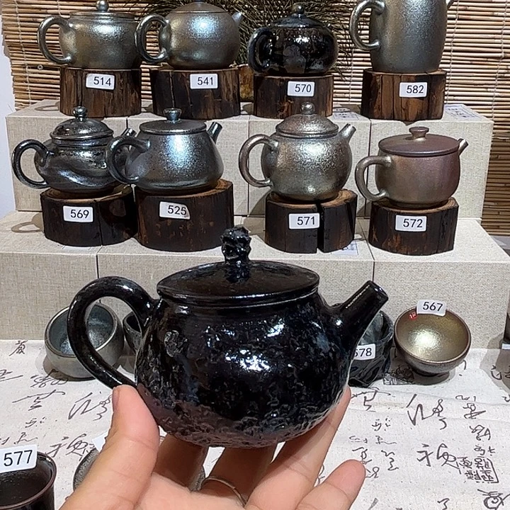 思***睿杯建水紫陶柴烧壶