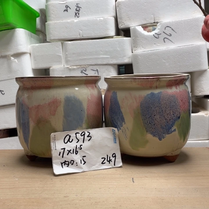 粗陶多肉花盆微瑕593