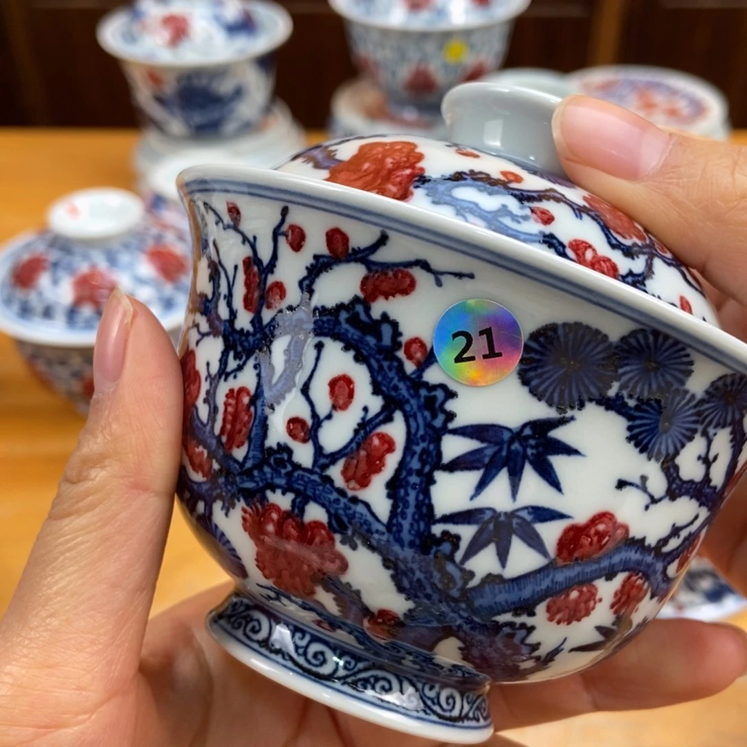 手绘现代茶具非古董土**落