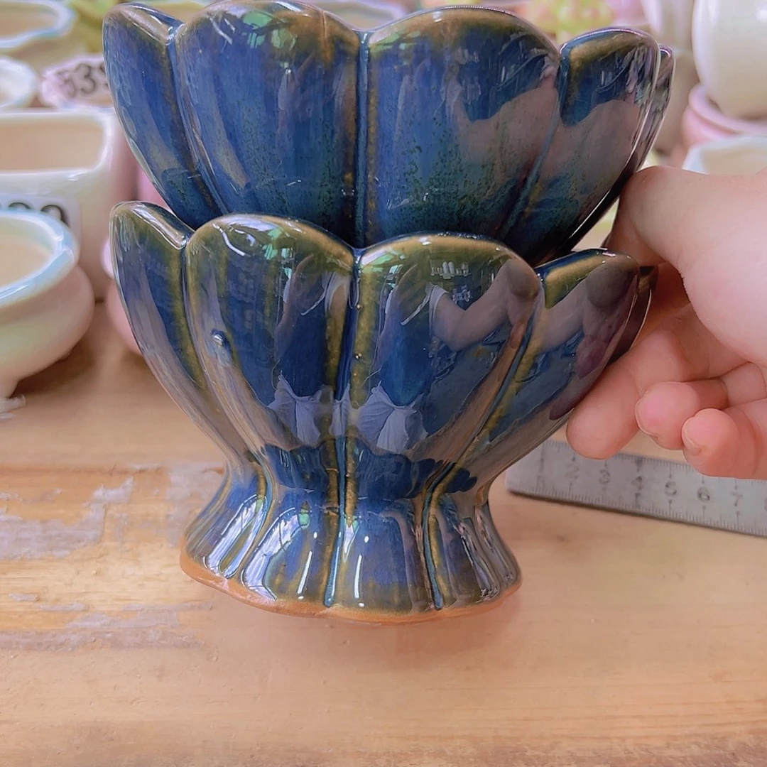 陶瓷花盆当场凑满12包邮瑕疵