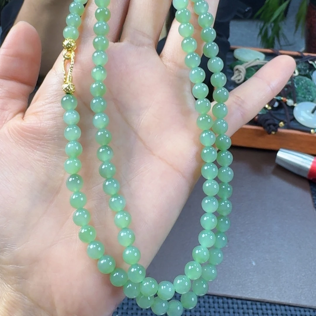 颈饰未镶嵌和田玉（碧玉）卡6