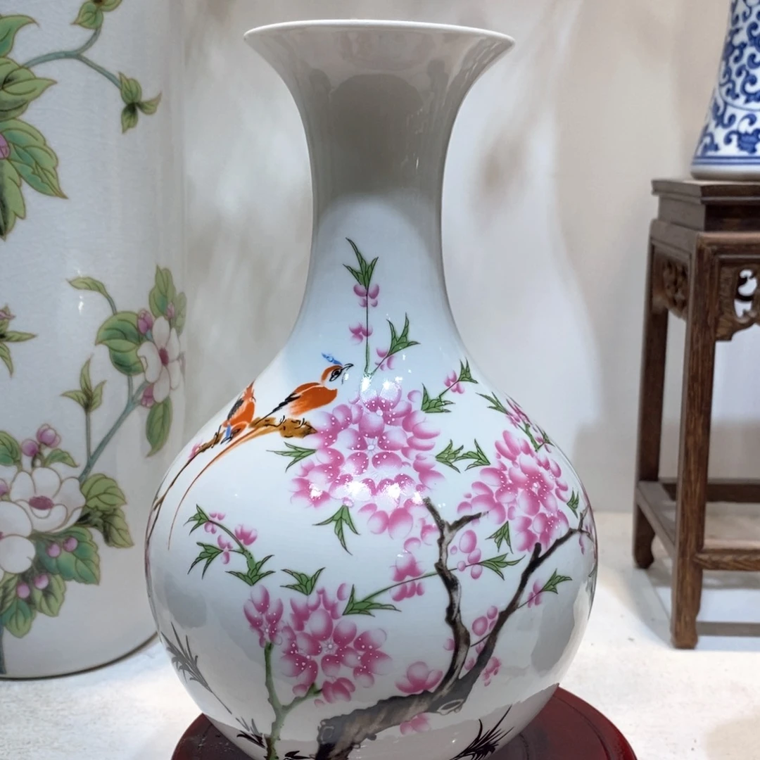 摆件景德镇陶瓷花瓶摆件
