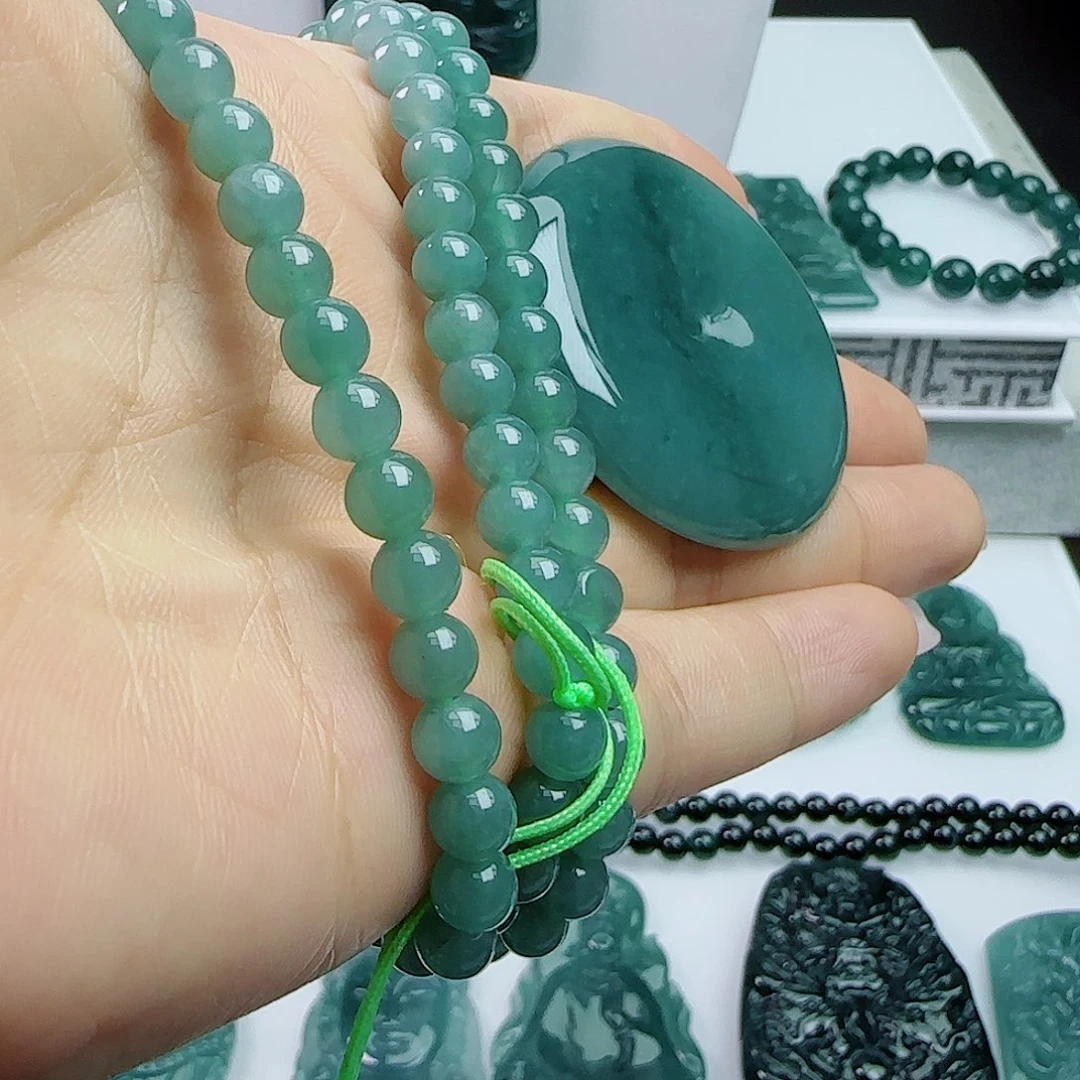 翡翠未镶嵌挂件111