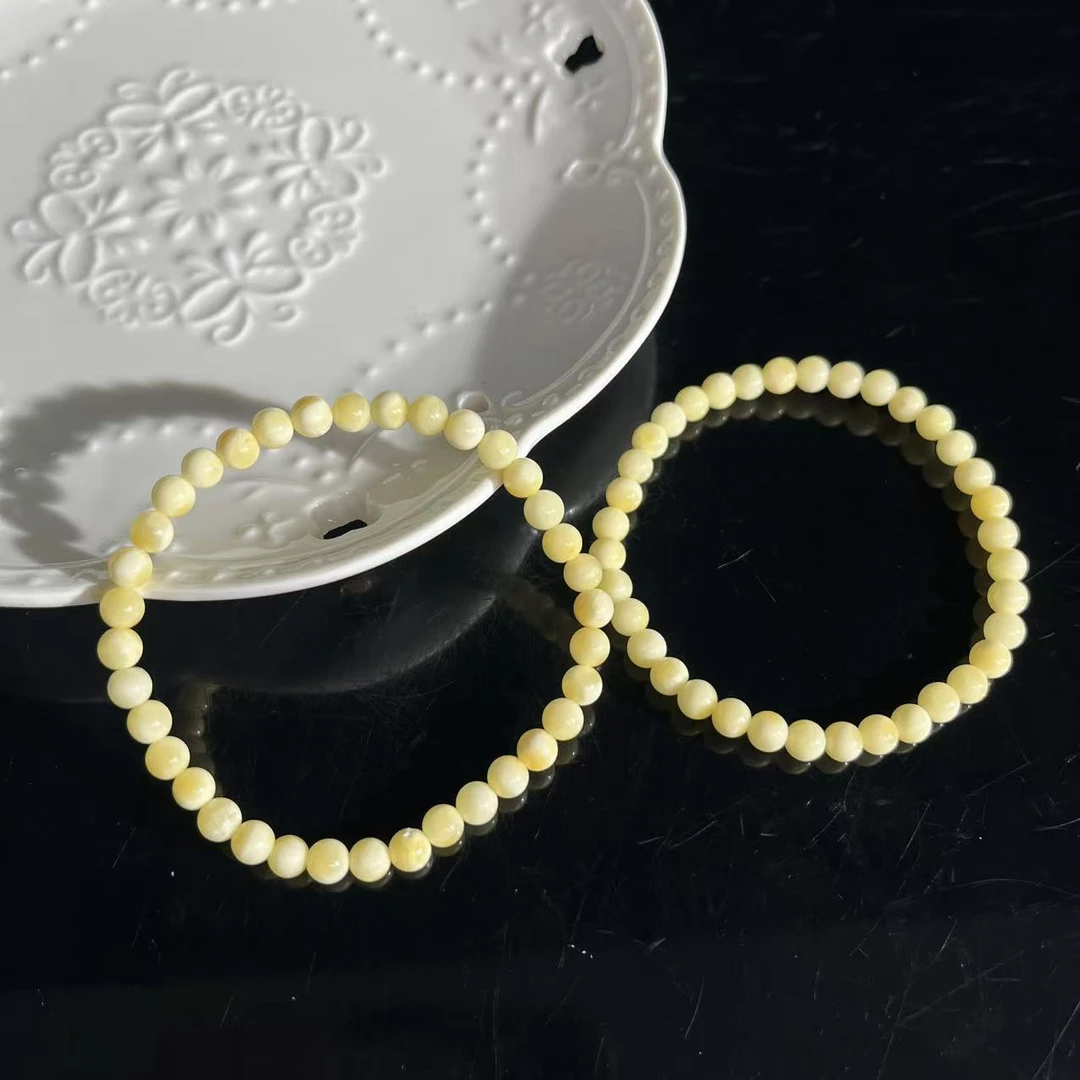 【大鱼甄选】白蜡手串5mm+单圈简约YW61多样性发其一