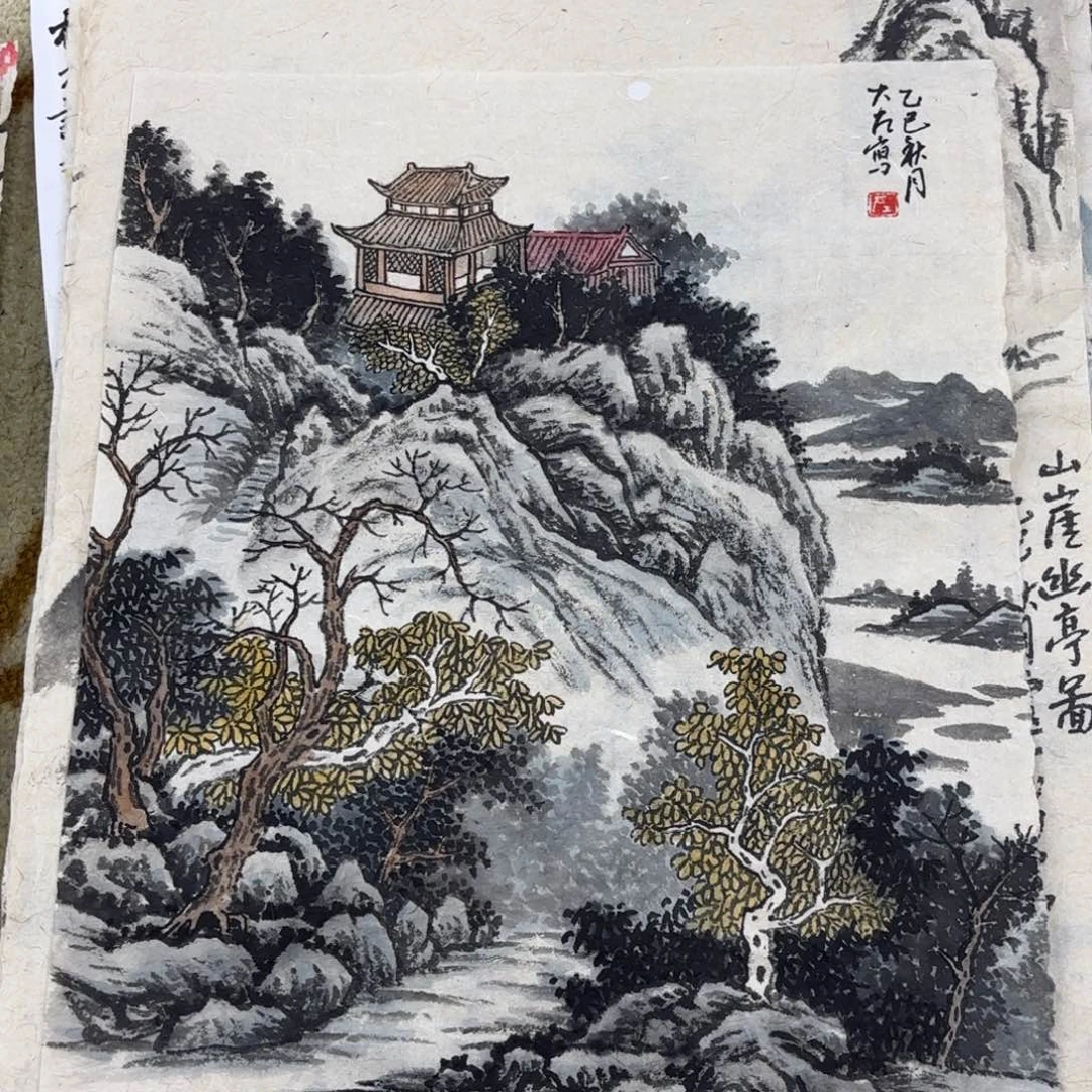 国画国画大左老师作品刘