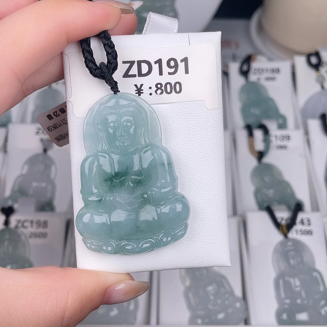 翡翠未镶嵌颈饰zd191