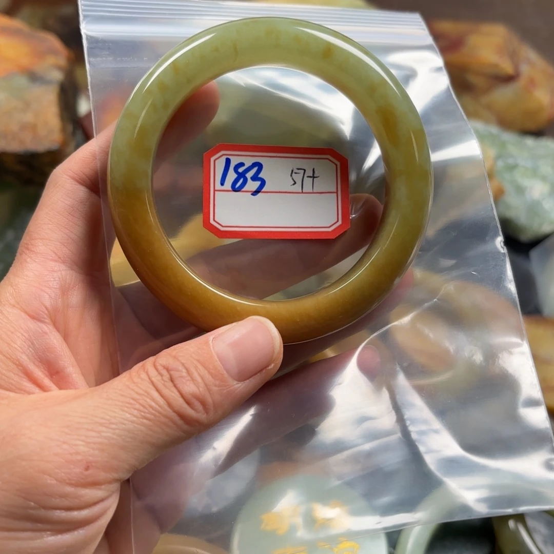 紫***伊蛇纹石玉未镶嵌手镯