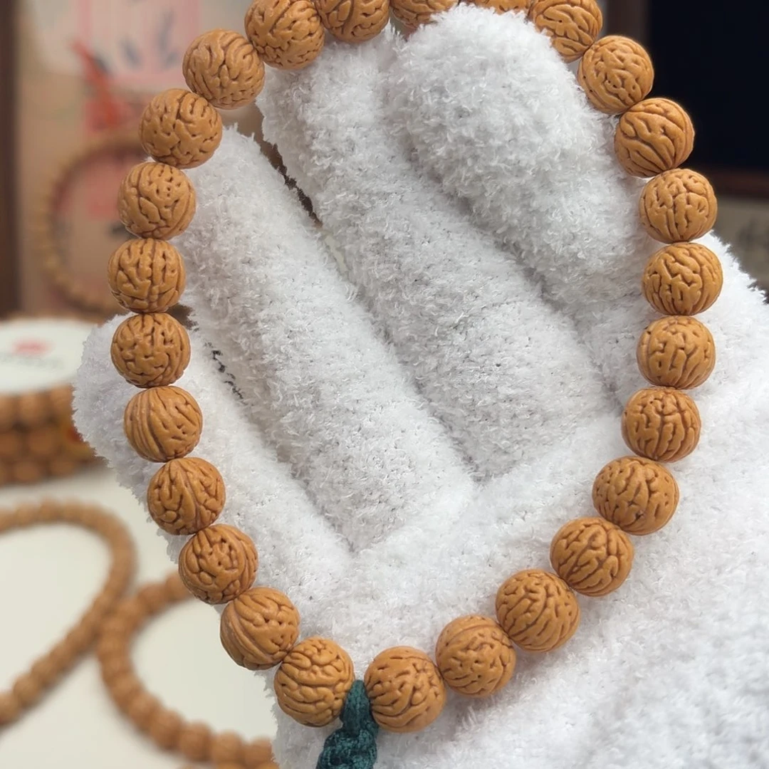 手串桃核1.0加「川」野生大肠纹桃核手持