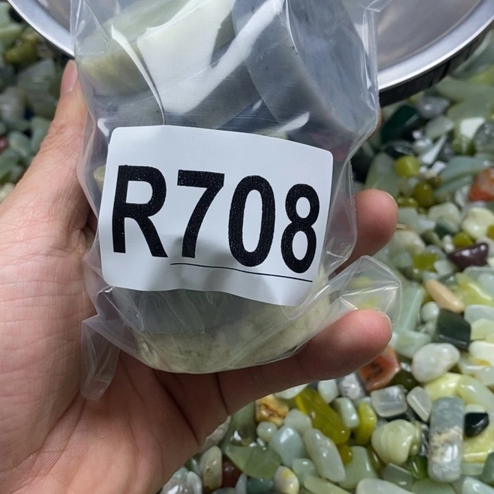 蛇纹石玉未镶嵌鱼缸石