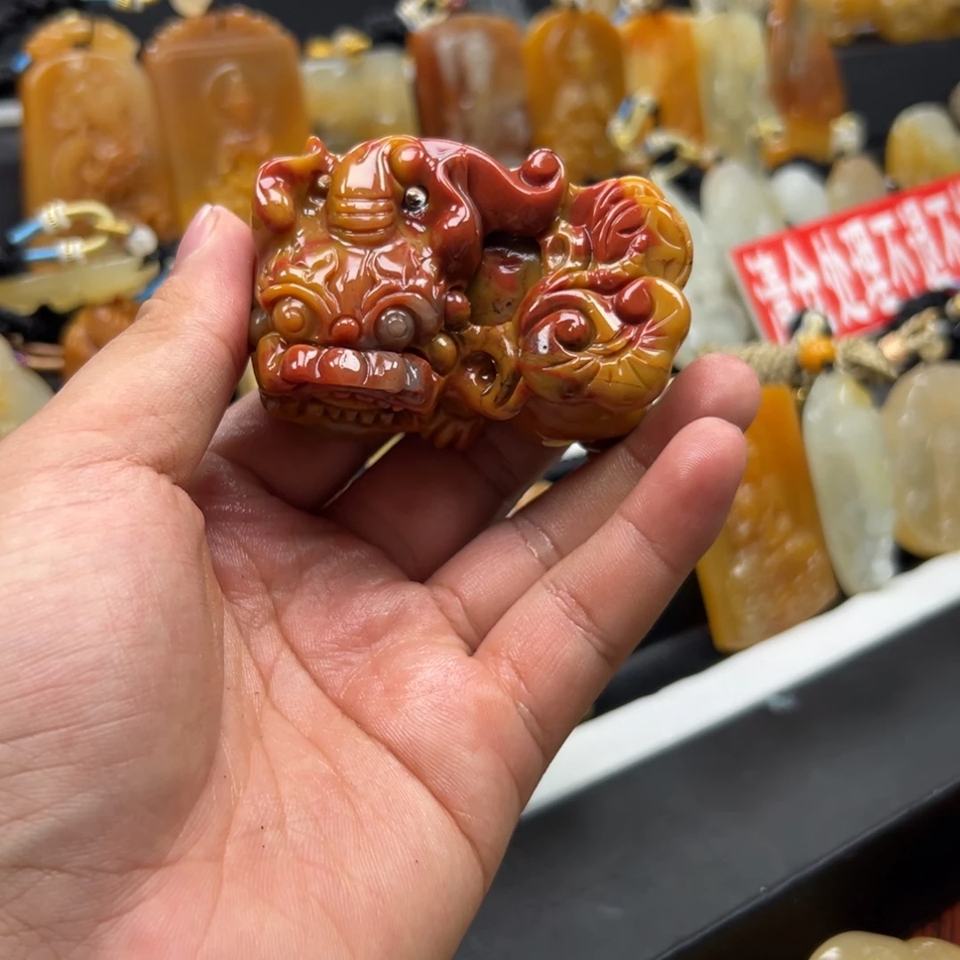 石英质玉（黄龙玉）未镶嵌多样性发货，发其一