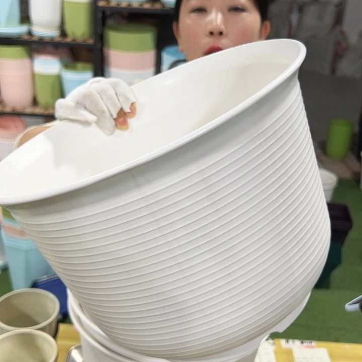 微瑕矮陶口30高21.5白色4只无托