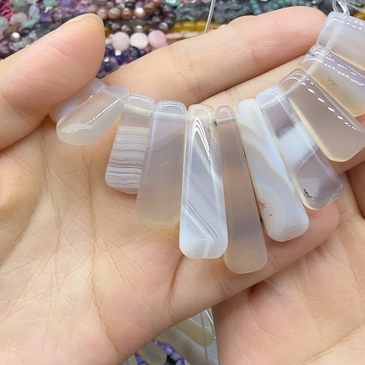 水晶珠宝半成品未镶嵌天然玛恼套装一套11颗