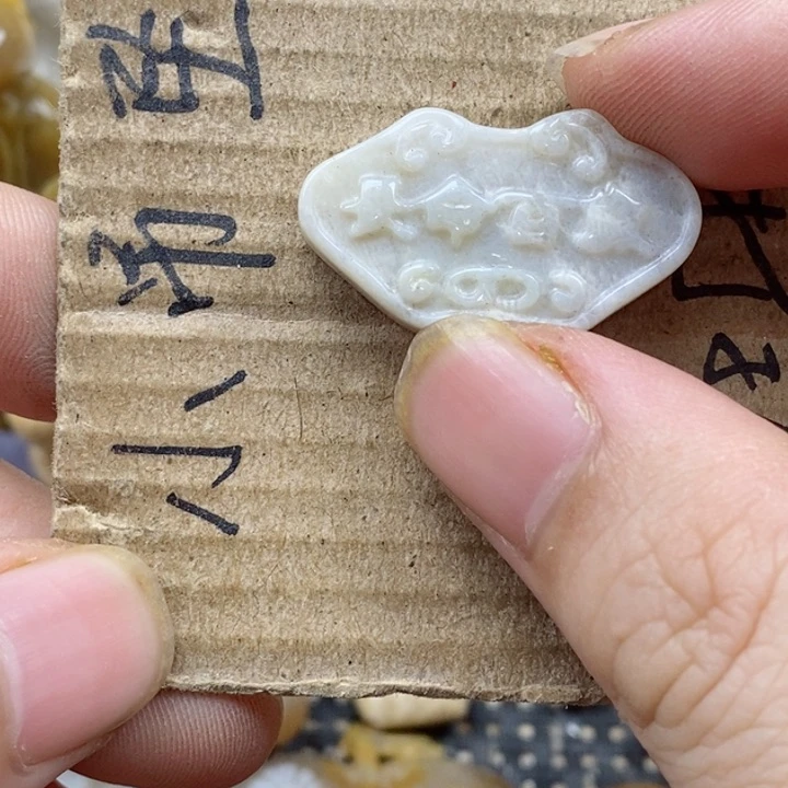 颈饰未镶嵌硅化珊瑚（珊瑚玉）另**蓝