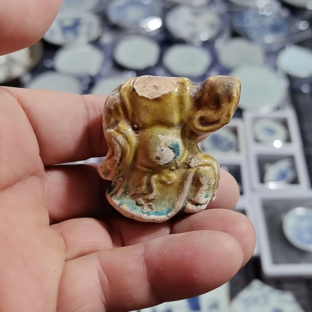 青花影青杯垫满五十包邮