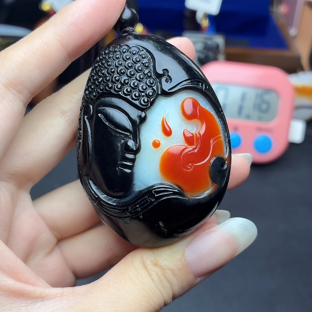 惊***浪颈饰未镶嵌和田玉N