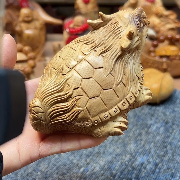 柏木太行崖柏手把摆件