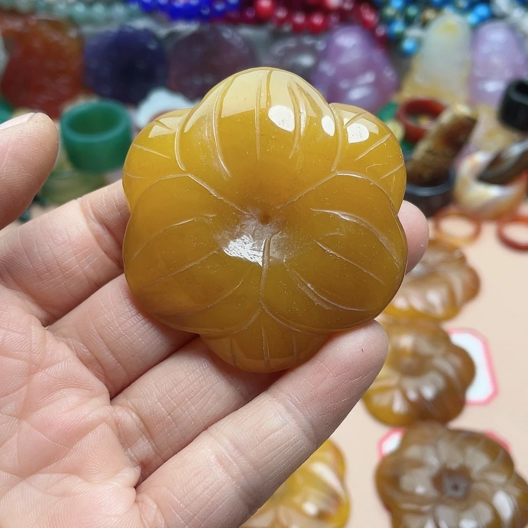 玛瑙/玉髓颈饰合金福*