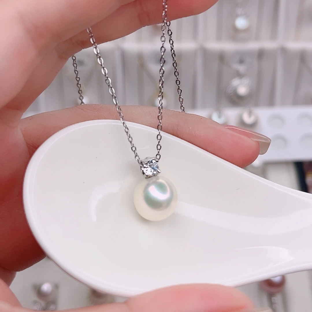 淡水珍珠未镶嵌吊坠(赠链)