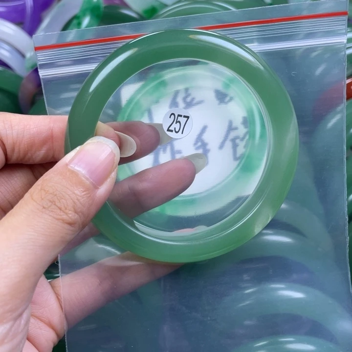 未镶嵌手镯石英质玉5859