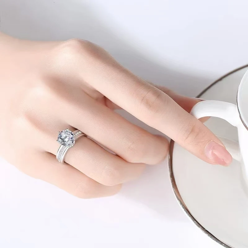 [南非甄选】NFZX私人定制 卡家许愿池女戒2.0CT