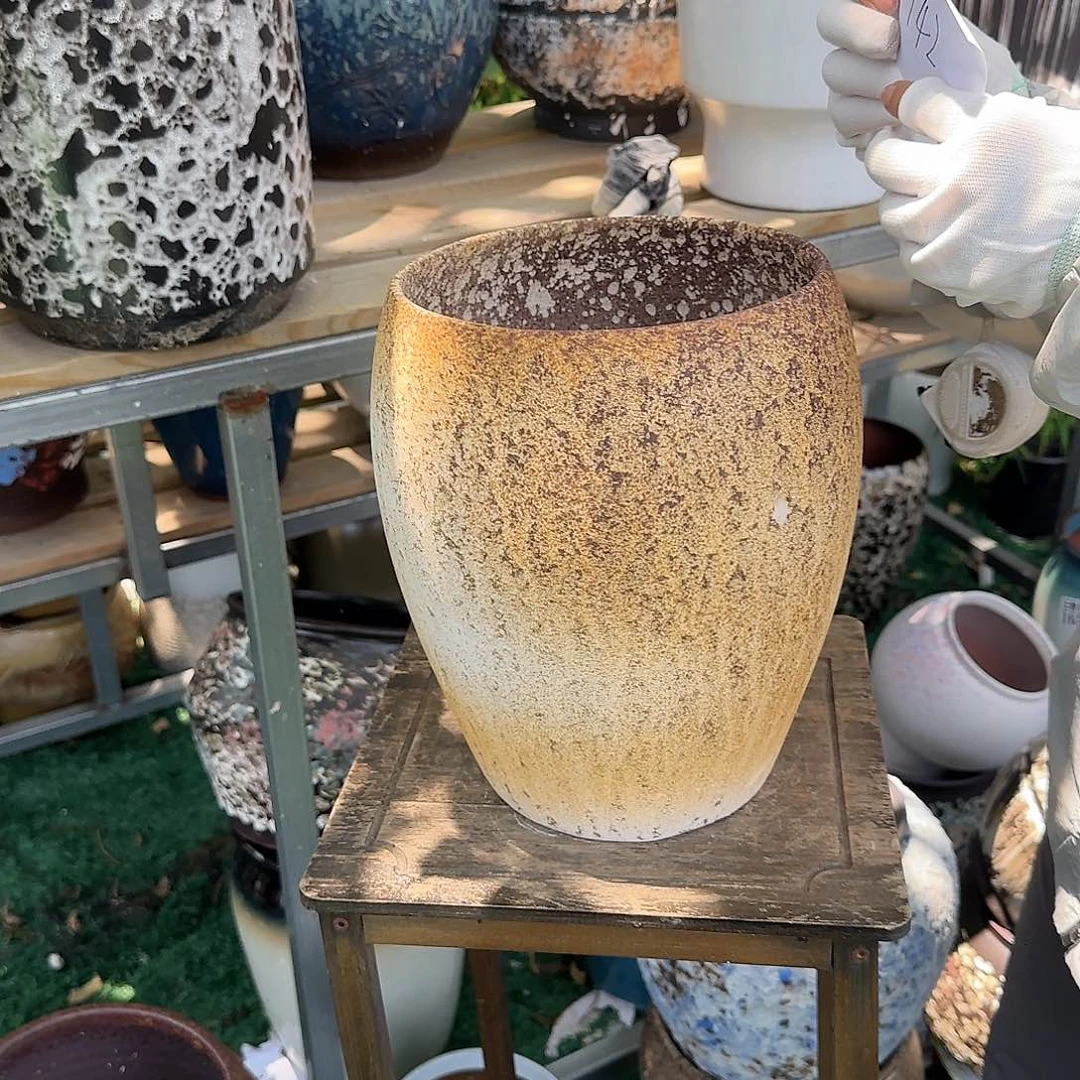 紫砂花盆王嫂花盆直播0617-142高28口20