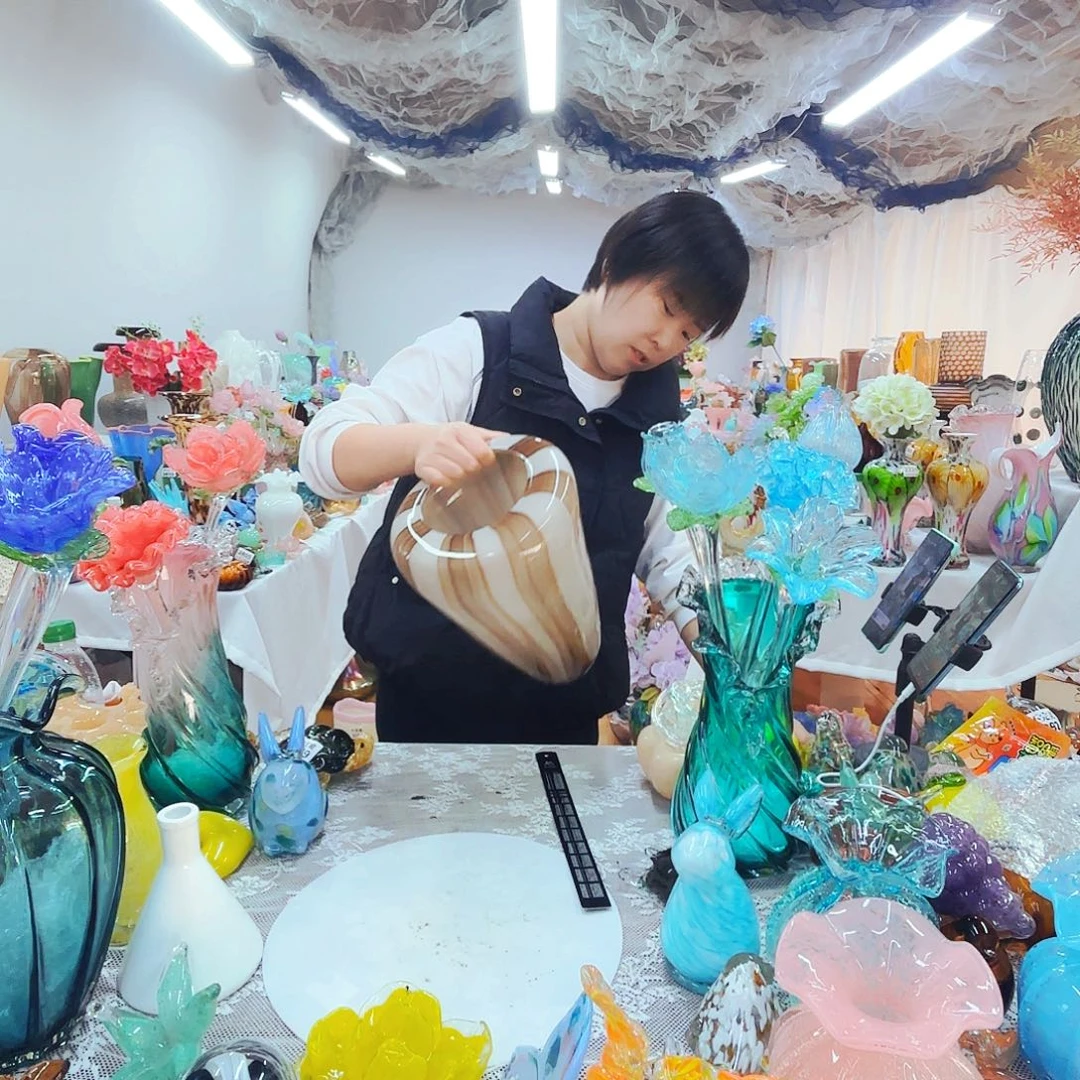 琉璃花瓶花器艺术品