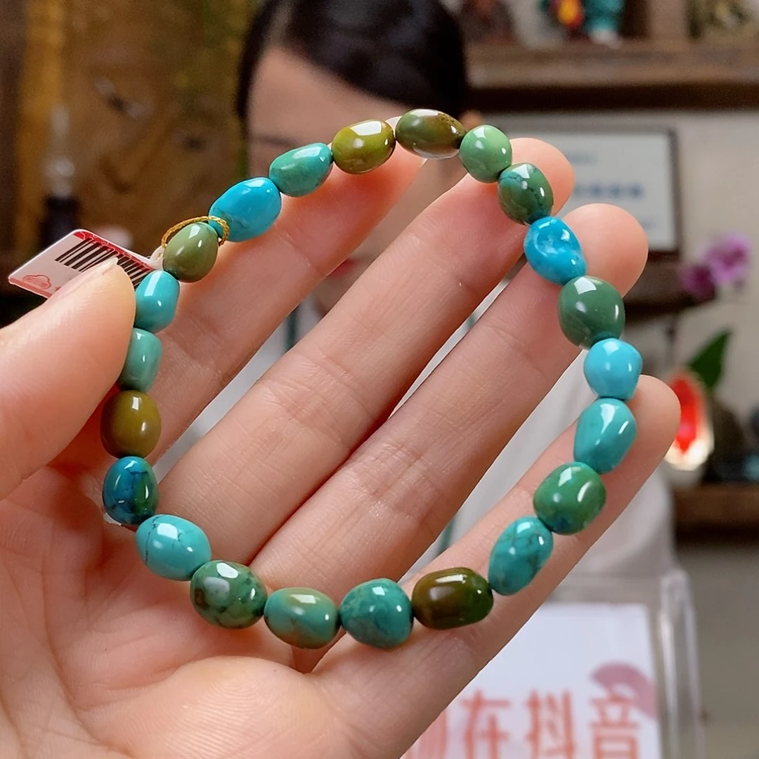 未镶嵌绿松石珠宝奇石静***.