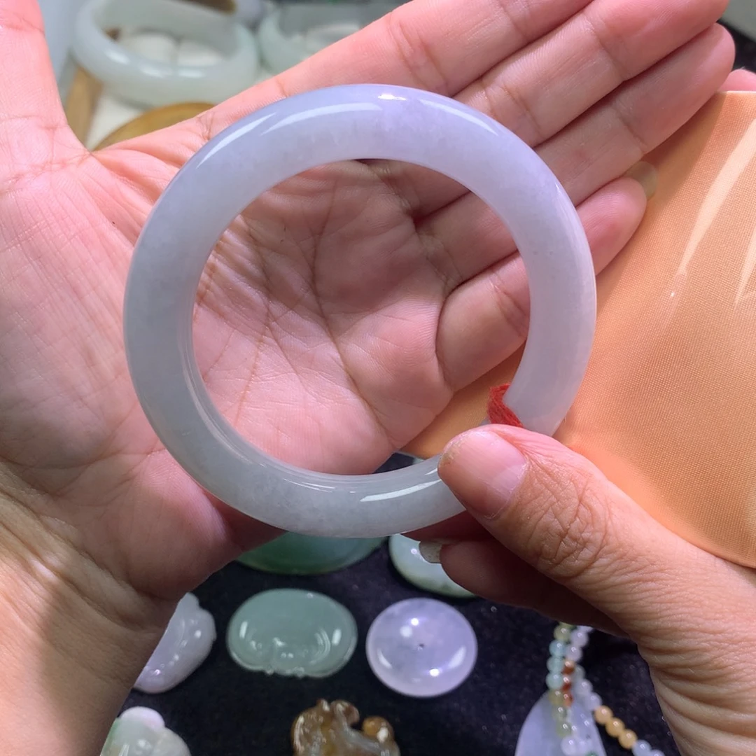 定制翡翠未镶嵌手镯55