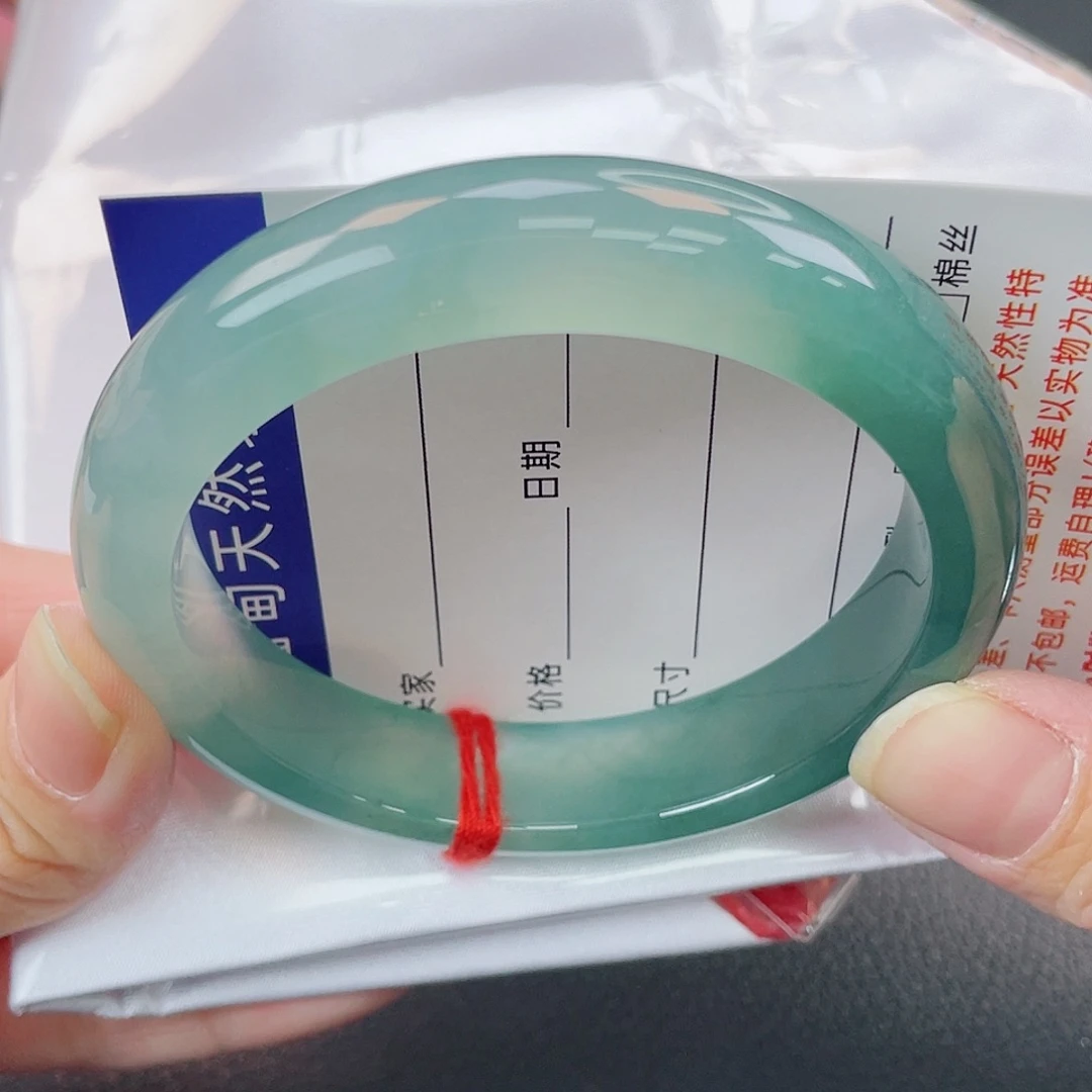 翡翠未镶嵌手镯宝石绿-强推