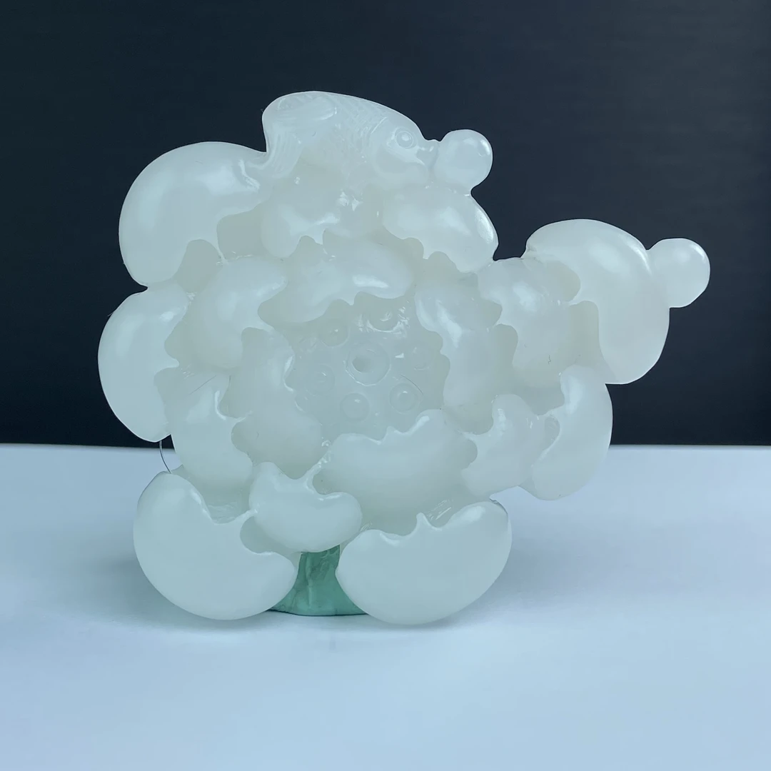 AK7015 和田玉雪玉莲华