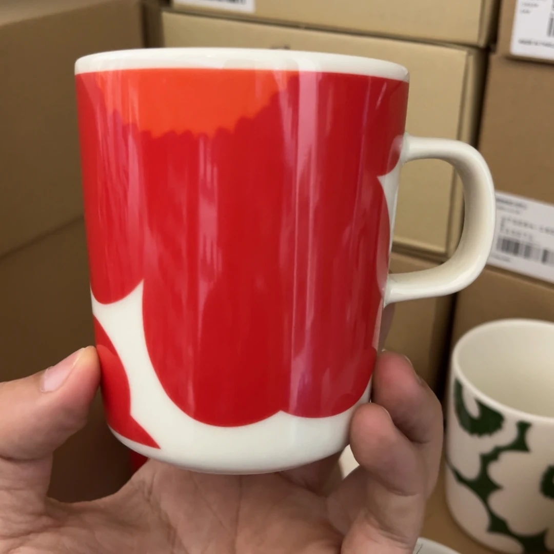 marimekko60周年大红250ml马克