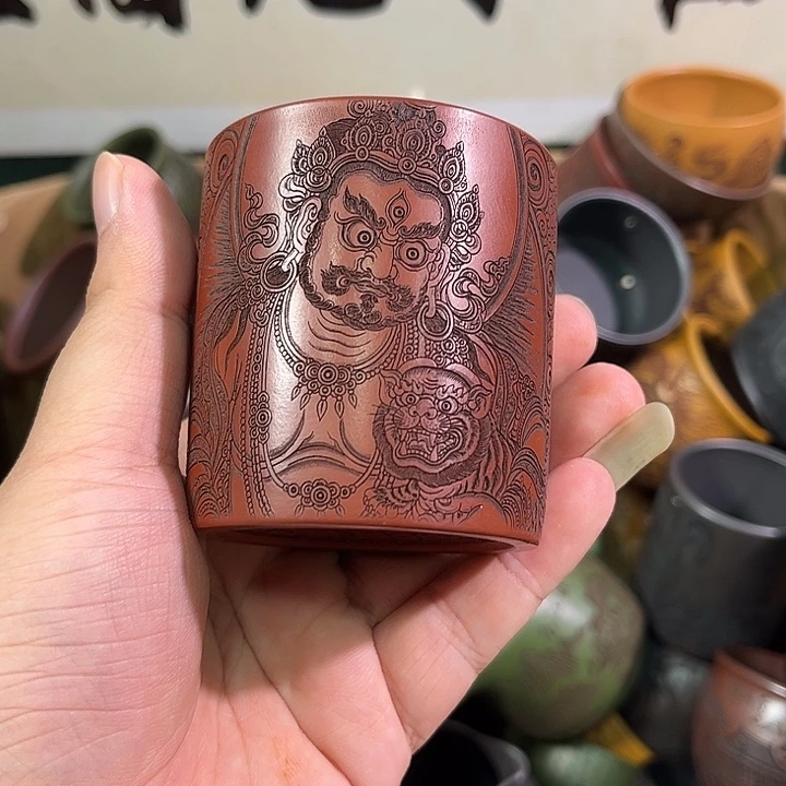 茶杯紫砂全手工紫砂主人杯